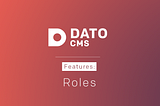 How to make the most out of DatoCMS roles