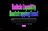 A Step-by-Step Guide for Participating in the Radicle LBP Event