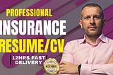 I will write claims adjuster, actuary, underwriter, risk manager, insurance resume