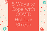 Holidays can be a wonderful yet stressful time of the year, however, this year things are just too…