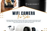 Wifi Camera for Sale