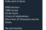 US aid to Syria