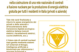 Investimento collettivo (privati e aziende) nella costruzione di una rete nazionale di centrali a…