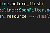 How to filter Request with ddtrace on Rails?