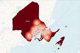 Some proximity maps using OpenStreetMap