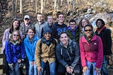 Volunteers from Grand Valley spends spring break with Greening Forward