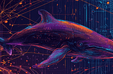 Banner image, tech whale background