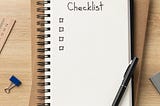 Checklists Are for People Who Don’t Know What They Were Doing?