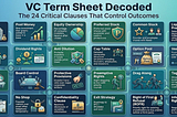 VC Term Sheets Decoded: Why Investors Use These 24 Clauses (and Why They Still Can’t Eliminate…