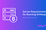 Server Requirements for Running SHKeeper