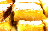 Desserts — Lemon Square Bars
