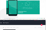 Simple Case Study: WhatsApp Story Re-design