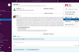 How to leave a Slack workspace through the web client