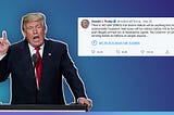 Twitter confirma que Trump podría ser expulsado después del día de la inauguración por reiteradas…
