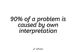 Interpretation can destroy you