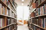 Rows of books