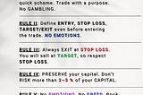 Day Trading Rules