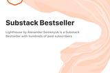 Becoming bestseller on Substack message to all