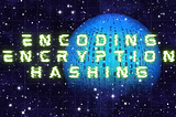Encoding, Encryption, and Hashing in Java