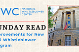 Sunday Read: Improvements for New DOJ Whistleblower Program