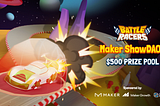 Register now for the Battle Racers: Maker ShowDAOn!