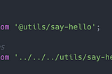 Simplest node.js + typescript setup (including path aliases 🤗)