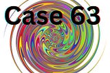 A multicolor explosion with a silhouette of a man in front of the vortex. Text reads Case 63 #sciencefiction #podcast #spotify