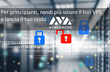 Rendi sicuro il tuo server e lancia il tuo nodo validatore Avalanche