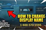 How to Change Modern Warfare Display Name