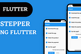 Stepper in flutter.