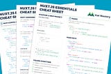 The Ultimate Nuxt.js Cheat Sheet 📄