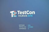 TestCon 2016 Vilnius