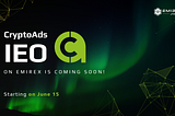 Emirex is partnering with CryptoAds in launching CRAD’s IEO!