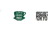Brand icon designs for On, Ralph’s Coffee, and Uniqlo.