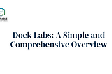 Dock Labs: A Simple and Comprehensive Overview