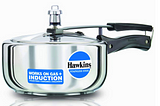 Hawkins Stainless Steel Induction Compatible Pressure Cooker, 3 Litre, Silver (HSS3W)