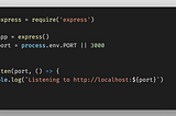 Creating an Express API Step-by-step