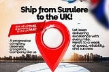 "Shipping from Surulere to the UK?