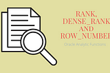 Interview Question- Row_Number() vs Rank() vs Dense_Rank() in SQL