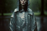 Girl in a rain
