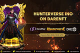 INO Announcement: Hunterverse INO on DarePlay