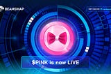 $PINK listed on Beamswap!