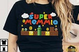 Personalization Super Mommio Super Daddio Kiddo T-Shirt