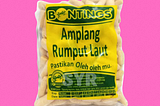 400 GRAM CEMILAN AMPLANG KALIMANTAN RASA RUMPUT LAUT,