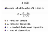 Everything about Z-Test