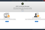 Create a Free SSL Certificate Manager on AWS