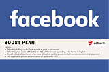 Facebook Boost Plan & Payment Methods