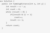 [LeetCode] Hamming Distance using Bitwise