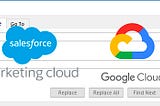 Find & Replace in SFMC using GCP