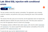 My PortSwigger Journey: Exploring SQL Vulnerabilities Using Burp Suite (Pt 4)